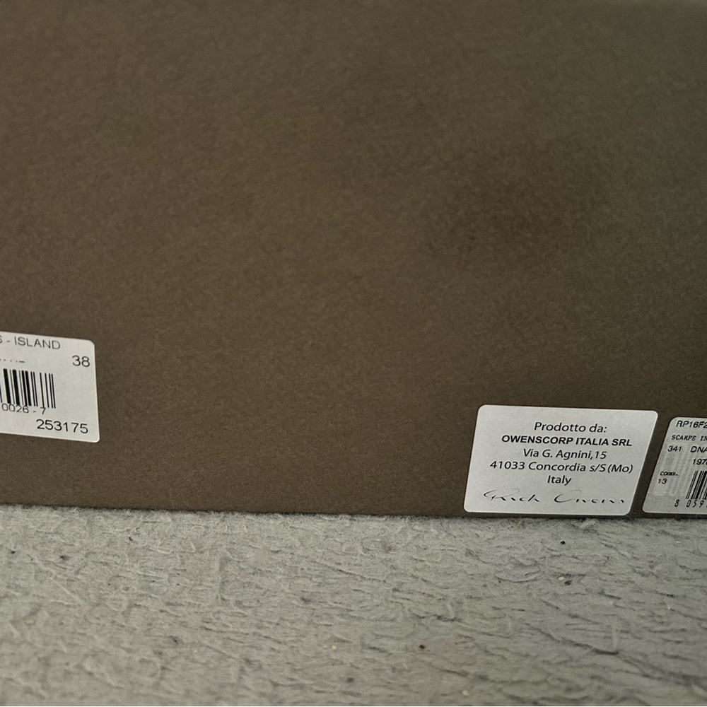 Rick Owens Island Dunk Leather High-Top Sneakers - Sz 38 - Picture 5 of 5